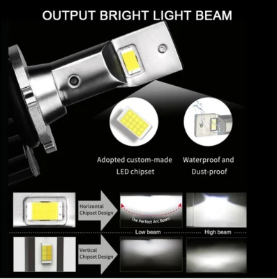 Potente kit LED Plug & Play da 10.000 lm 6.500 K a luce bianca D2s Xenon HID a LED Conversione di lampadine per fari