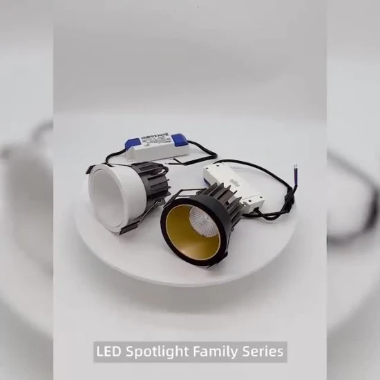 Faretto LED modulo privato antiabbagliamento, dimmerabile, COB, 12 watt, faretto LED da incasso per interni