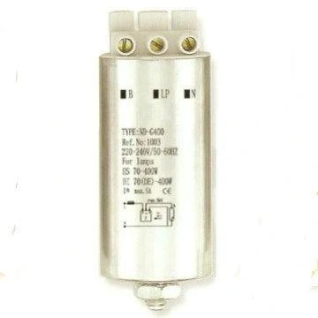 Accenditore temporizzato per lampade ad alogenuri metallici e lampade al sodio da 70-400 W (ND-G400TM20)